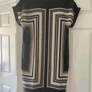 Small navy blue/tan dress